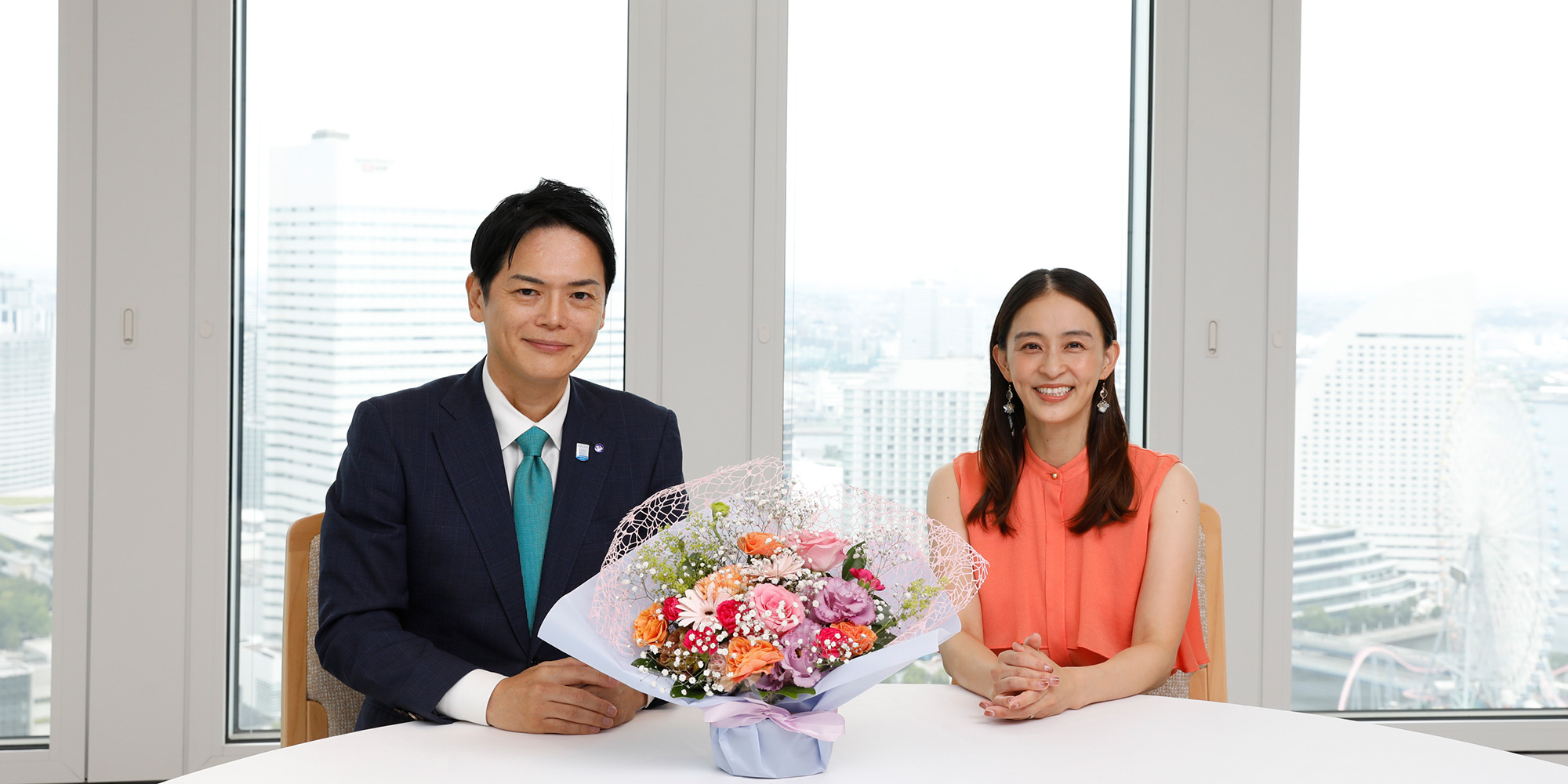 田中理恵×横浜市長